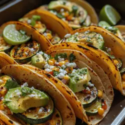 If you're on the lookout for a fresh, vibrant, and healthy meal option that is as satisfying as it is delicious, look no further than Grilled Corn and Zucchini Tacos. This recipe showcases seasonal vegetables in a way that is not only visually appealing but also packed with flavor and nutrients. Tacos, in their versatile nature, can be customized for any occasion, making them the ideal base for a range of fillings—from hearty meats to fresh vegetables. The grilled corn and zucchini tacos offer a perfect blend of sweet, smoky, and savory notes, making them a standout dish for both casual weeknight dinners and festive gatherings.