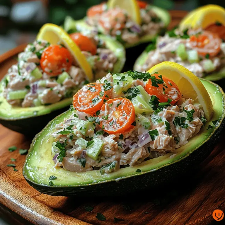 In today's fast-paced world, finding meals that are both nutritious and easy to prepare can be a challenge. Tuna Avocado Salad Boats are the perfect solution. They require minimal preparation time and are packed with wholesome ingredients that nourish the body without sacrificing flavor. The creamy texture of ripe avocados paired with the protein-rich filling of tuna creates an enticing combination that is both satisfying and healthy.