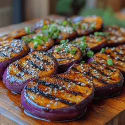 Miso glazed eggplant is a culinary delight that marries the rich, umami flavors of miso with the tender, creamy texture of roasted eggplant. This dish shines as a delicious and healthy option, perfect for those seeking to enhance their plant-based repertoire or simply enjoy a satisfying side dish. Miso, a fermented soybean paste, brings depth to the dish, while eggplant serves as a versatile canvas that soaks up the savory glaze beautifully.