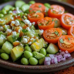 As summer approaches, so does the desire for fresh, vibrant meals that not only satisfy our taste buds but also nourish our bodies. One such dish that embodies these qualities is the Creamy Avocado Edamame Summer Salad. This delightful salad combines the rich creaminess of ripe avocados with the protein-packed goodness of edamame, creating a dish that's perfect for summer gatherings, picnics, and healthy meals at home.