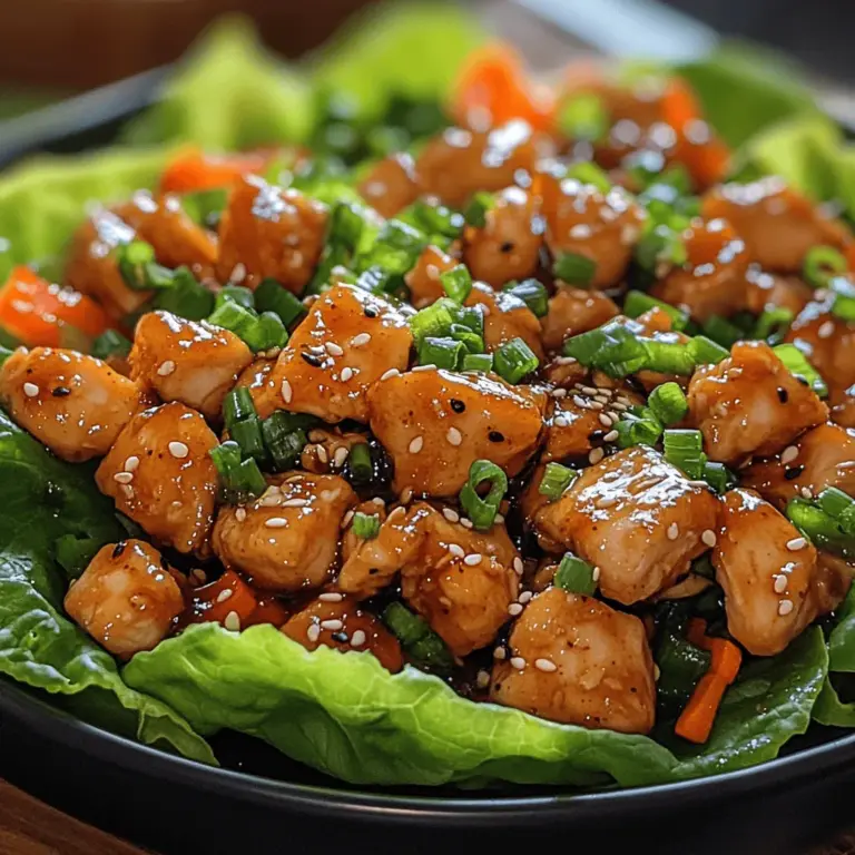 Discover the delightful world of Asian-inspired cuisine with our Teriyaki Chicken Lettuce Cups recipe. This dish artfully blends the savory, sweet, and umami flavors of marinated chicken with the crisp texture of fresh lettuce. The result is a light yet satisfying meal that is perfect for any occasion—whether you’re hosting a lively dinner party, prepping a quick weeknight meal, or searching for a healthy lunch option, these lettuce cups are sure to impress your family and friends. In this article, we will explore the intricacies of crafting this delicious dish, from the essential ingredients to the cooking techniques involved. We will also provide insights into its nutritional benefits and versatility, making it a must-try for anyone interested in healthy eating or exploring new culinary horizons.