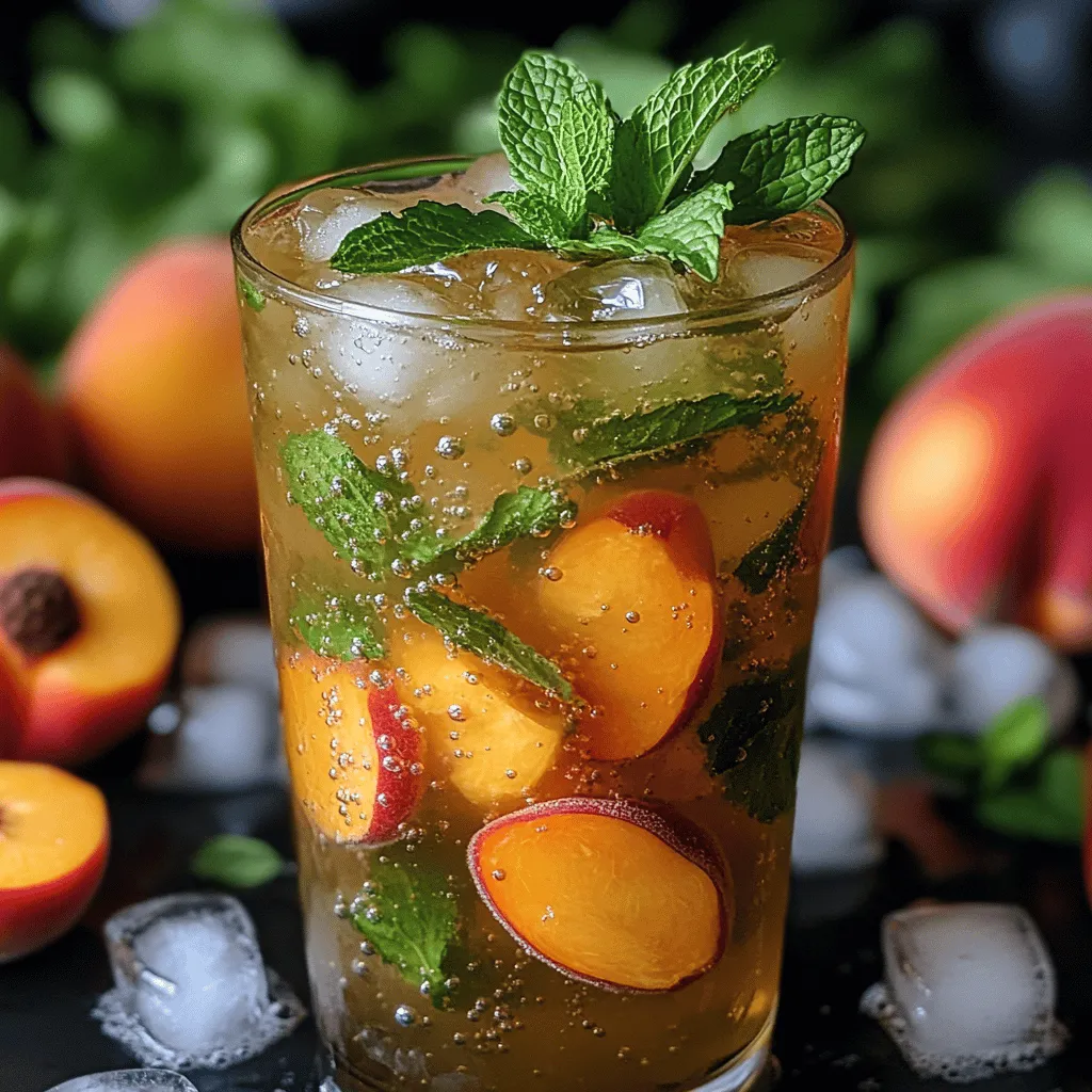 As the sun shines brighter and the temperatures rise, nothing beats the thirst-quenching refreshment of iced tea. This classic beverage not only offers a cool respite from the heat but also serves as a blank canvas for a myriad of flavors. Among the many iced tea options, the Peach Iced Green Tea Fizz stands out as a delightful choice, combining the delicate notes of green tea with the sweet and tangy essence of ripe peaches. This bubbly concoction is not only refreshing but also embodies the spirit of summer in every sip.