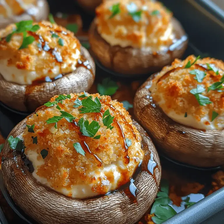 The success of gourmet stuffed mushrooms lies in the quality and combination of its ingredients. Selecting the right type of mushrooms and filling components is essential to achieving that perfect balance of flavor and texture.