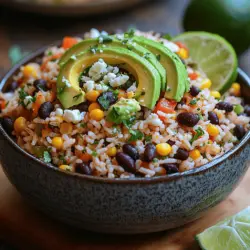 Zesty Cilantro Lime Rice Bowls are a delightful option that brings a refreshing twist to your meal repertoire. This dish is cherished for its vibrant flavors and versatility, making it an ideal choice for any occasion—whether it's a casual weeknight dinner, a meal prep staple, or a party dish that impresses guests. The bright notes of lime paired with the aromatic freshness of cilantro create a flavor explosion that elegantly complements a variety of proteins or can be enjoyed on its own as a hearty vegetarian option.