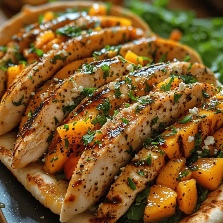 The inspiration for Basil Peach Chicken Pitas stems from the harmonious flavor profiles that emerge when sweet and savory ingredients are combined. Peaches, with their natural sweetness and juiciness, complement the savory notes of grilled chicken beautifully. The addition of fresh basil elevates the dish further, infusing it with a refreshing aroma that is reminiscent of Mediterranean cuisine. This dish pays homage to the culinary traditions of the Mediterranean, where fresh ingredients and bold flavors reign supreme.