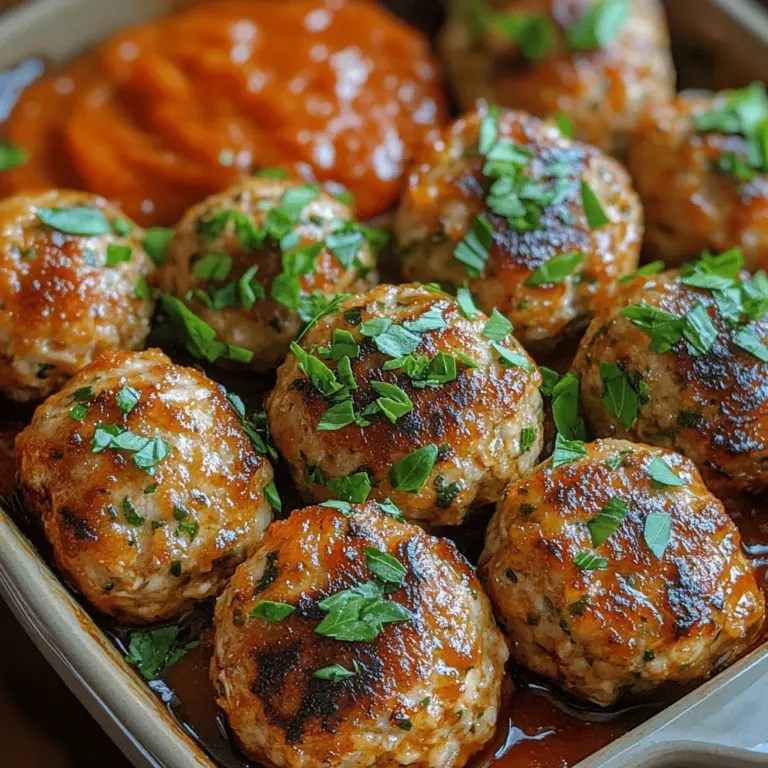 To create Garlic Herb Chicken Meatballs that are flavorful and nutritious, it's important to understand the role of each ingredient. Here’s a closer look at the core components that make this dish a winner.