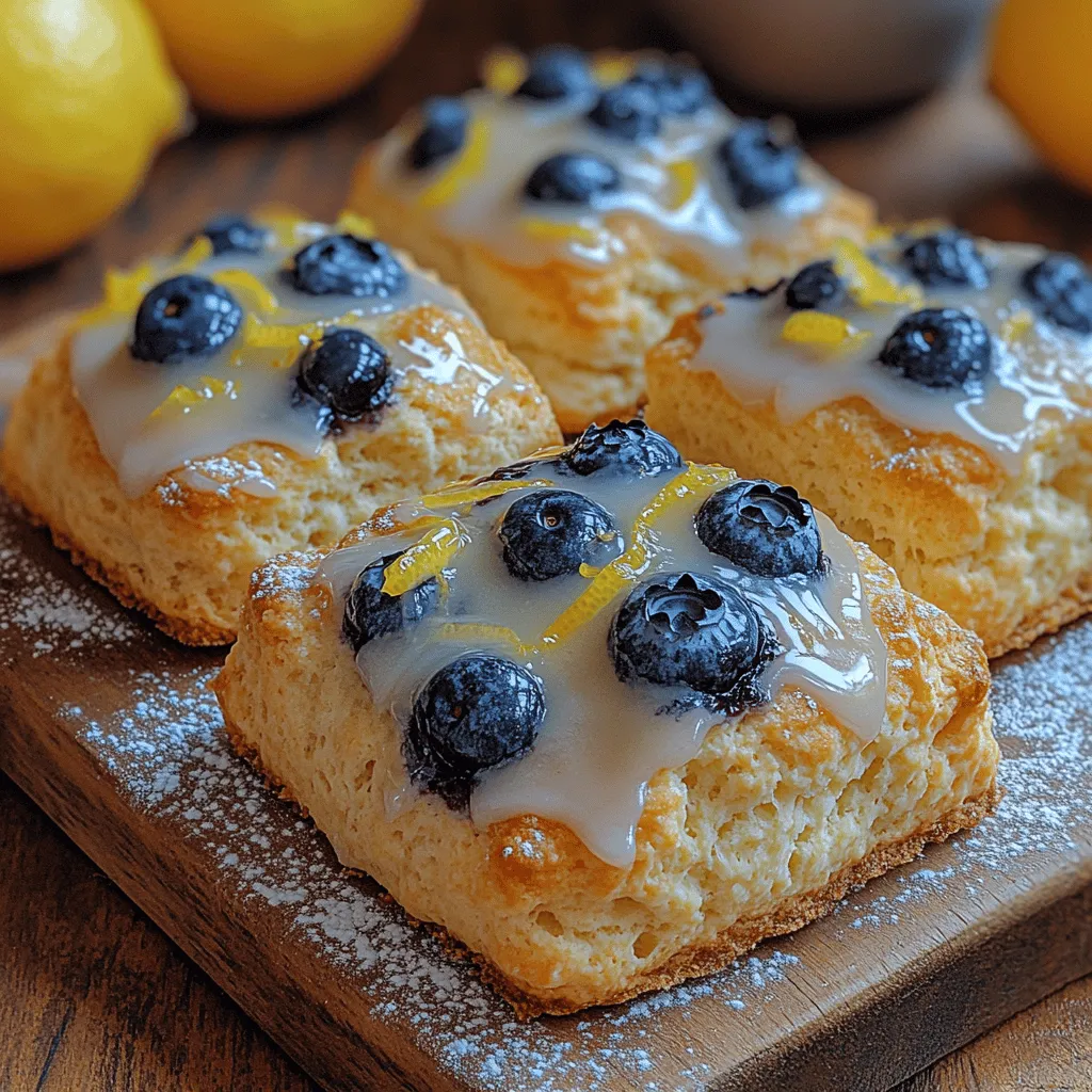 Blueberry lemon scones are a delightful blend of sweet and tart flavors that make for a perfect breakfast treat or an elegant addition to your afternoon tea. The combination of fresh blueberries and zesty lemon creates a refreshing profile that is both light and satisfying. These scones are not only delicious but also incredibly versatile; they can be enjoyed plain, with a dollop of clotted cream, or even drizzled with a lemon glaze for an extra touch of sweetness.