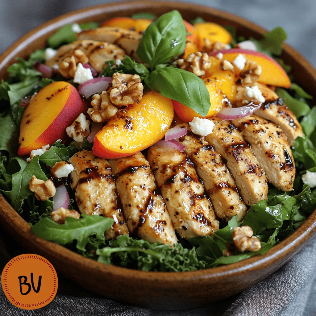 To truly appreciate the Balsamic Peach Chicken Salad, it’s essential to understand the role of each ingredient in this flavorful dish. Each component not only contributes to the overall taste and texture but also enhances the nutritional profile of the salad.