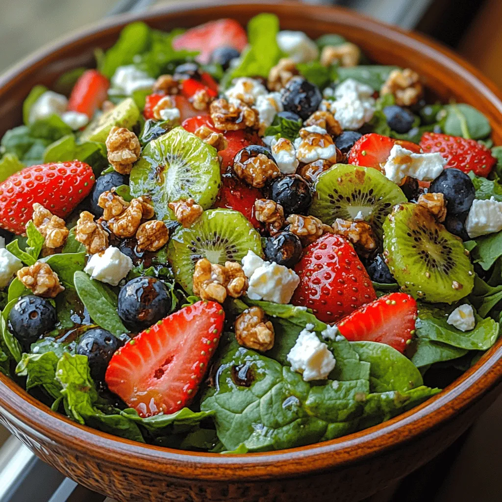 As the heat of summer rolls in, the desire for fresh, vibrant meals becomes increasingly pronounced. Nothing quite embodies the essence of summer dining like a crisp salad bursting with colors and flavors. Among the myriad of options, the Berry Kiwi Summer Salad stands out as a delightful choice, combining the sweetness of seasonal fruits with the refreshing crunch of mixed greens. This salad not only pleases the palate but also offers a plethora of health benefits, making it an ideal dish for those sunny afternoons.