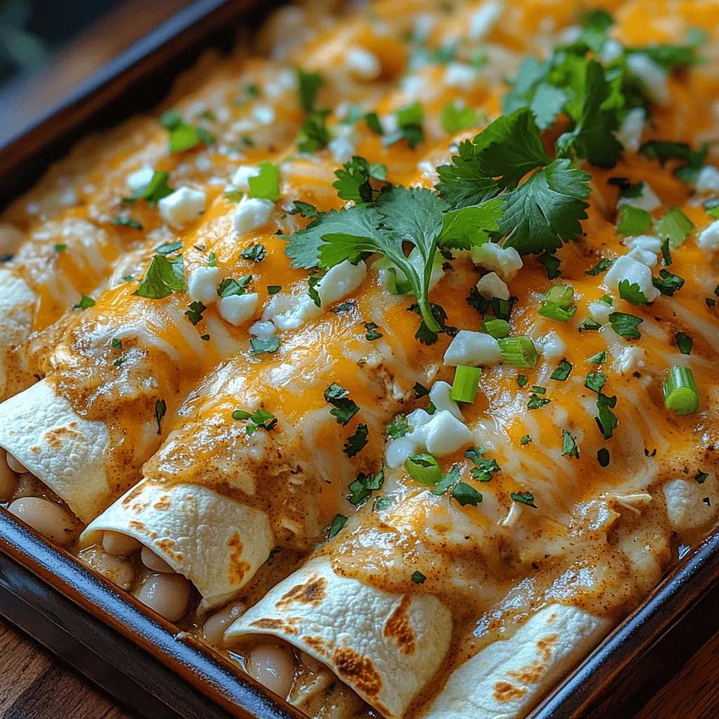 Are you looking for a dish that effortlessly combines convenience with rich, satisfying flavors? Look no further than creamy slow cooker white chicken enchiladas. This delightful recipe not only highlights the creamy texture that enchilada lovers crave but also showcases the ease of preparing a hearty meal in a slow cooker. Imagine coming home to the inviting aroma of tender chicken enveloped in a luscious sauce, all ready for you to enjoy with your family or friends.