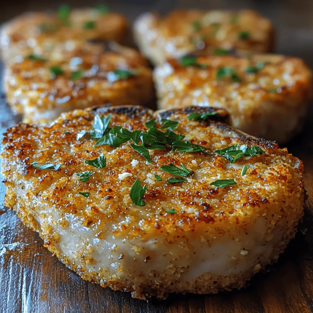 Welcome to the mouthwatering realm of crispy Parmesan crusted pork chops! This dish seamlessly marries the succulent tenderness of pork with a delightful, savory crunch that will have your taste buds dancing. Whether you're planning a quick weeknight meal or a more elaborate dinner party, this recipe is not only straightforward but also brimming with flavor. In this article, we will delve into the origins of pork chops, the significance of ingredient selection, and provide you with step-by-step instructions to ensure your pork chops turn out perfectly every time.
