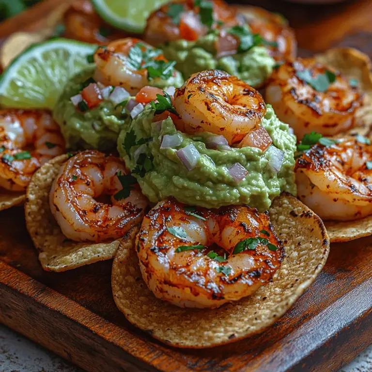 When it comes to appetizers, few dishes can rival the appeal of Spicy Shrimp Guacamole Bites. This delectable treat combines the ocean's bounty with the creamy richness of avocados, creating a bite-sized explosion of flavor that is sure to tantalize your taste buds. These bites are not just an ordinary appetizer; they are a celebration of bold flavors and vibrant textures, making them an ideal choice for social gatherings, parties, or a cozy night in with family and friends.
