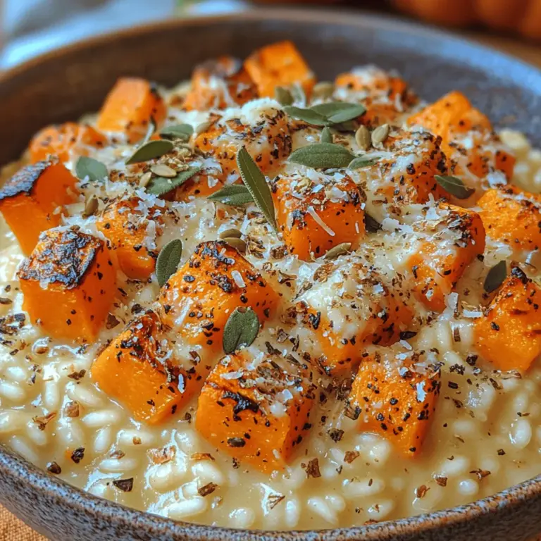 Creamy butternut squash risotto is the epitome of comfort food, combining rich flavors and a creamy texture that warms the soul during chilly months. This dish not only showcases the seasonal appeal of butternut squash, with its sweet, nutty flavor, but also highlights the versatility of risotto as a canvas for various ingredients. Homemade risotto is a labor of love that rewards you with fresher flavors and a creamy consistency that pre-packaged alternatives simply can't match. Whether you're serving it as a main course or a side dish, this creamy butternut squash risotto is sure to impress.