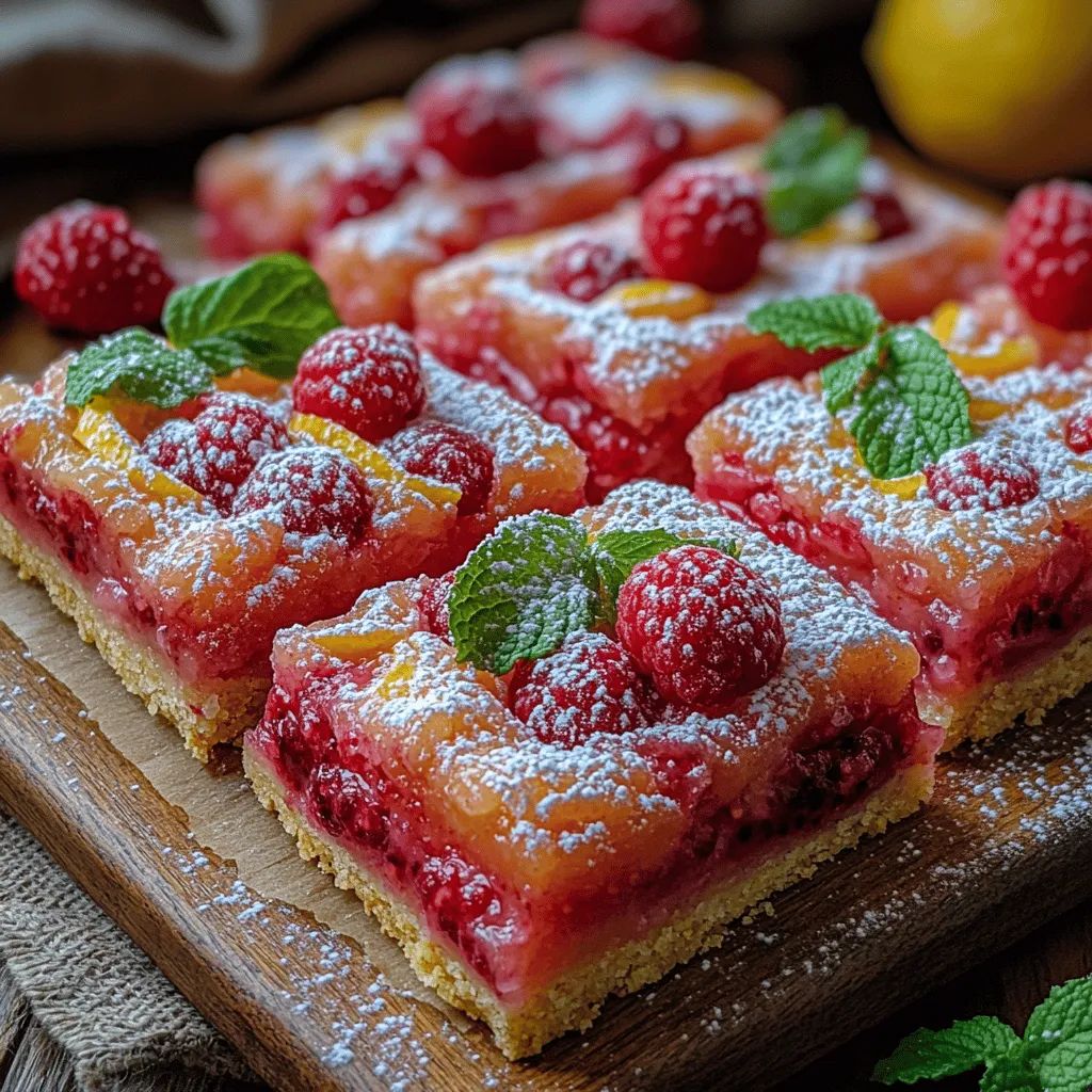 The crust of these Zesty Raspberry Lemonade Bars forms the foundation that supports the vibrant, tangy filling. Understanding each ingredient helps ensure that your bars turn out perfectly every time.