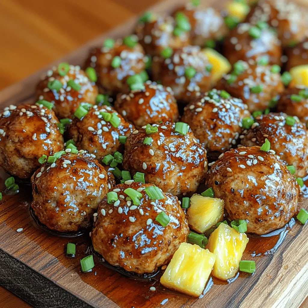 Before diving into the preparation of Juicy Teriyaki Pineapple Meatballs, it’s essential to understand the key ingredients that contribute to this dish's delightful taste and texture. Each element plays a vital role in creating the perfect meatball and sauce combination.