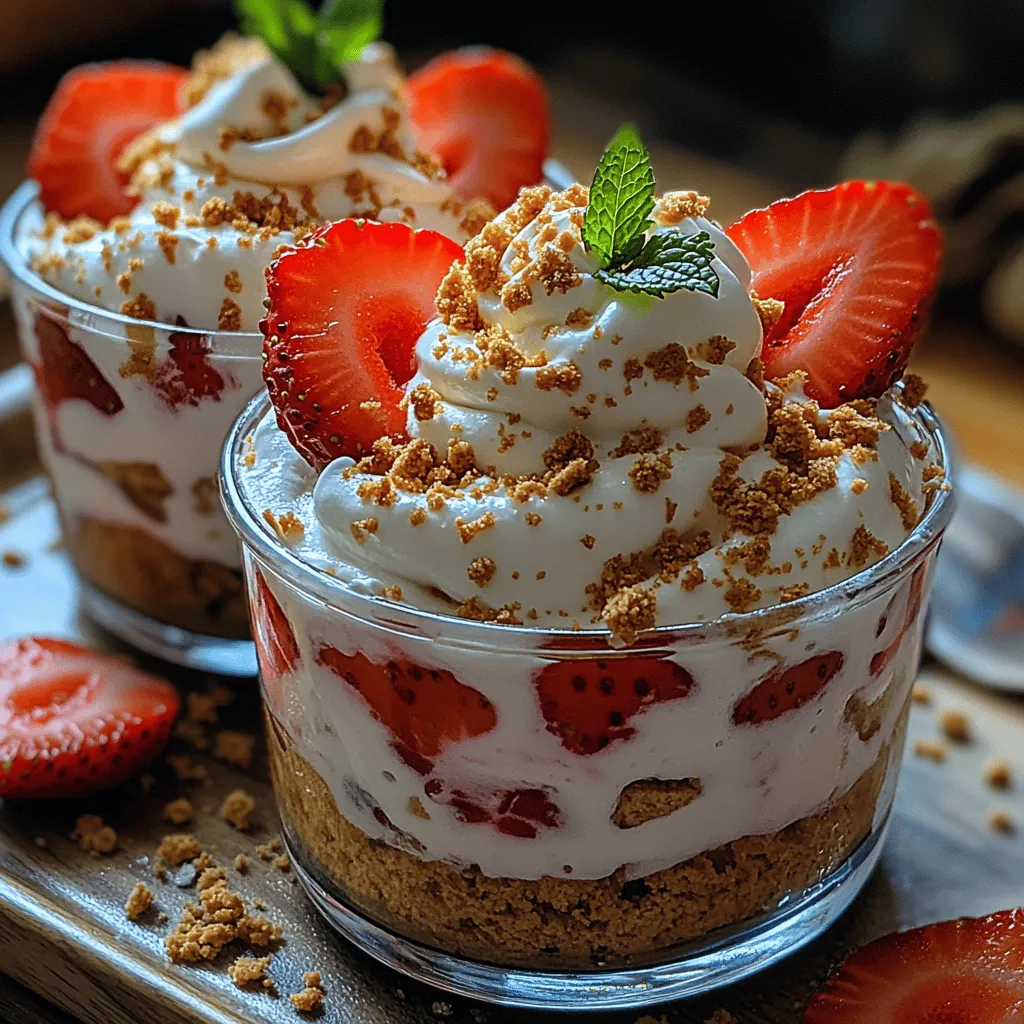 As the temperature rises and the days get longer, nothing beats a light and refreshing dessert that requires minimal effort. Enter the Strawberry Cream Icebox Cups—a delightful no-bake treat that is perfect for warm weather gatherings and family celebrations. This dessert is a beautiful combination of sweet, juicy strawberries layered with a smooth and creamy filling, all resting on a crunchy graham cracker crust. It’s the kind of dessert that not only satisfies your sweet tooth but also impresses your guests with its elegant presentation and vibrant flavors.