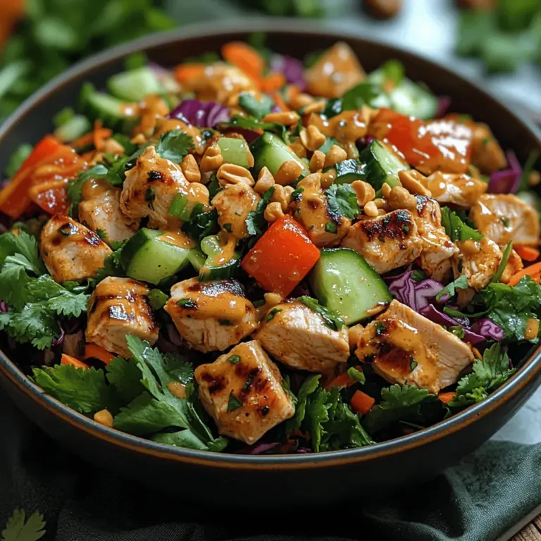 Thai cuisine is celebrated worldwide for its vibrant flavors, bold seasonings, and fresh ingredients. It strikes a perfect balance between sweet, sour, salty, and spicy, creating dishes that tantalize the taste buds and nourish the body. Among the myriad of delightful Thai creations, the Zesty Chopped Thai Chicken Salad stands out as a refreshing and nutritious meal option that embodies the essence of Thai cooking.