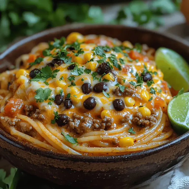 In the culinary world, fusion recipes have gained immense popularity, marrying diverse flavors and techniques to create something entirely new and exciting. One such delightful creation is the "Fiesta Fusion: One-Pot Taco Spaghetti." This recipe is a perfect blend of vibrant taco flavors and the comforting familiarity of spaghetti, resulting in a dish that is as fun to make as it is to eat. Whether you're a busy parent, a student juggling classes, or simply someone who loves good food without the hassle of extensive cooking, this one-pot wonder is designed to impress.