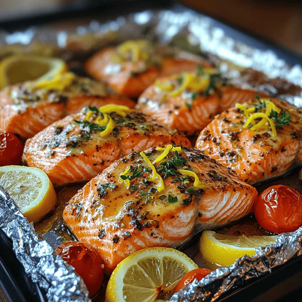 If you're looking for a dish that's as easy to prepare as it is delicious, then Zesty Lemon Butter Salmon Foil Packs are the perfect solution. This recipe encapsulates the essence of fresh, vibrant flavors with minimal effort, making it ideal for busy weeknights or casual gatherings. Not only does the combination of salmon and zesty lemon butter create a delightful culinary experience, but it also boasts an impressive nutritional profile, making it a smart choice for health-conscious eaters.