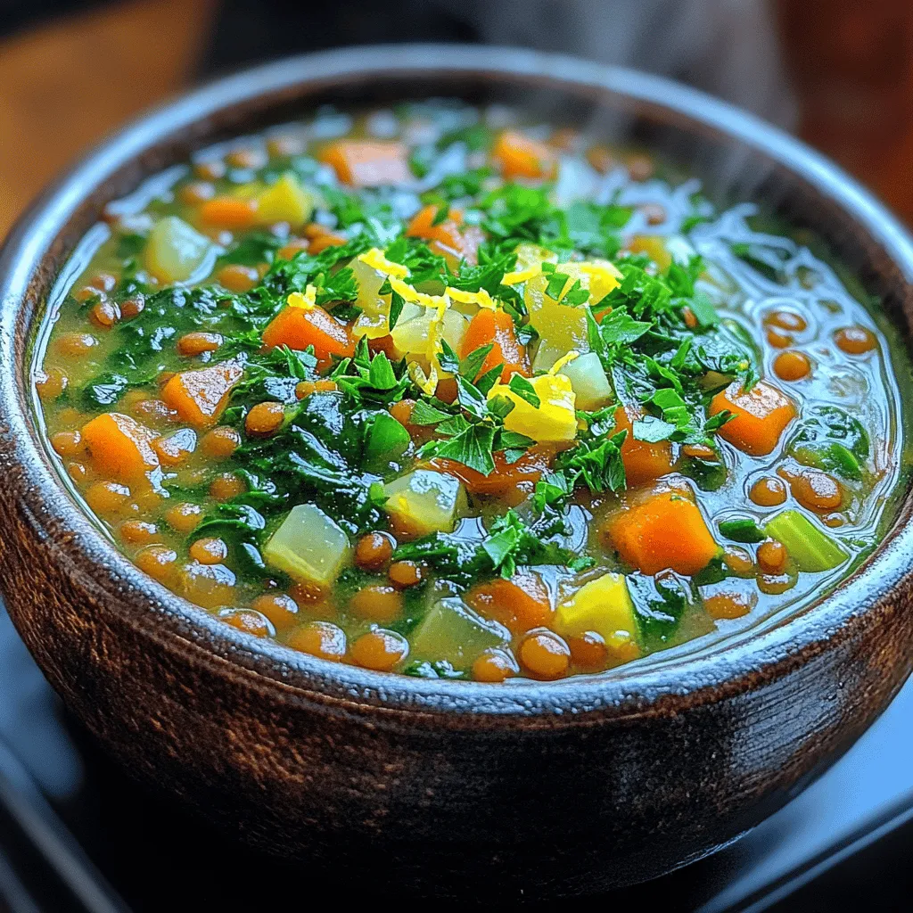 In the world of culinary delights, few dishes can rival the comforting embrace of a warm bowl of soup. Among the myriad of options, Zesty Spinach and Lemon Lentil Soup stands out not only for its delightful flavor but also for its impressive health benefits. This vibrant soup combines the earthy richness of lentils with the refreshing notes of spinach and lemon, creating a dish that is as nourishing as it is delicious.