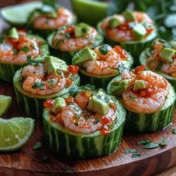 To create the perfect Zesty Shrimp Cucumber Cups, understanding the ingredients and their benefits is essential. Each component plays a crucial role in the flavor profile and the overall healthfulness of the dish.