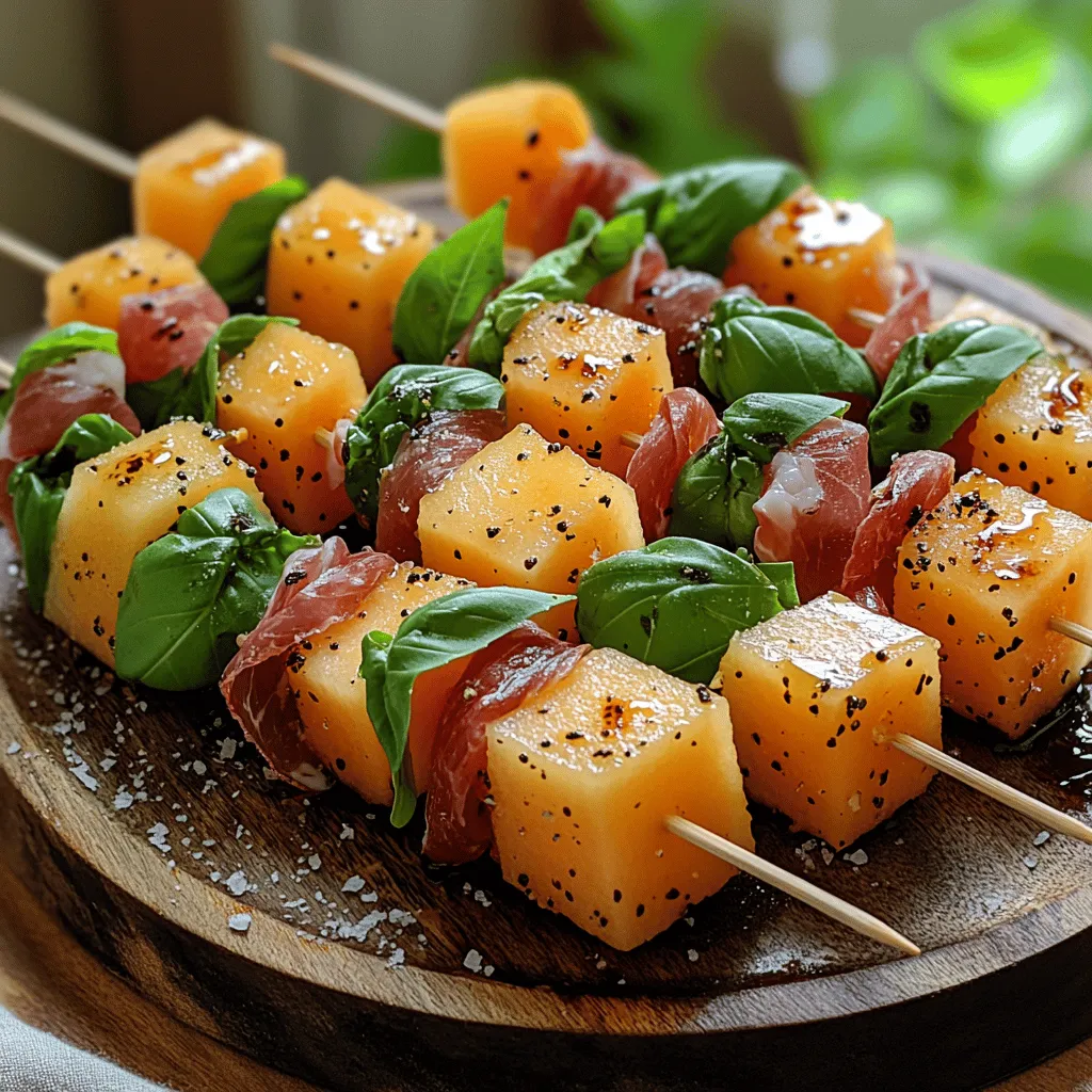 If you're in search of a refreshing yet indulgent appetizer that perfectly balances sweetness and savoriness, look no further than sweet and savory melon and prosciutto skewers. This delightful dish offers a unique combination of juicy, ripe melons paired with the rich, savory flavor of prosciutto, creating a symphony of tastes that tantalize the palate. Perfect for summer gatherings, picnics, or elegant soirées, these skewers serve as a versatile snack that is both easy to prepare and pleasing to the eye.
