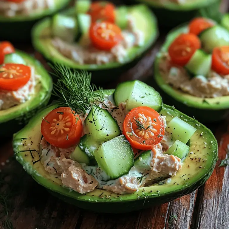 In recent years, there has been a remarkable shift towards healthier eating habits, with an increasing number of individuals seeking light, nutritious meals that can be prepared quickly. The modern culinary landscape is teeming with vibrant options that cater to health-conscious consumers who value both flavor and wellness. Among these delightful offerings, Avocado Tuna Lettuce Boats stand out as a perfect example of a nourishing dish that requires minimal effort and maximizes taste. This dish is not only visually appealing but also packs a nutritional punch, making it an ideal choice for lunch, dinner, or even a light snack.