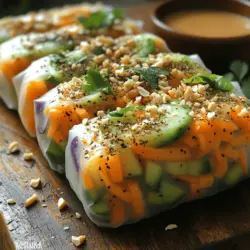 Spring rolls are a beloved dish around the world, known for their versatility and vibrant presentation. Originating from various Asian culinary traditions, these delightful rolls have evolved into a popular choice for those seeking a healthy and refreshing meal option. The beauty of spring rolls lies not only in their adaptability but also in their ability to showcase a colorful array of ingredients that tantalize the taste buds while nourishing the body.