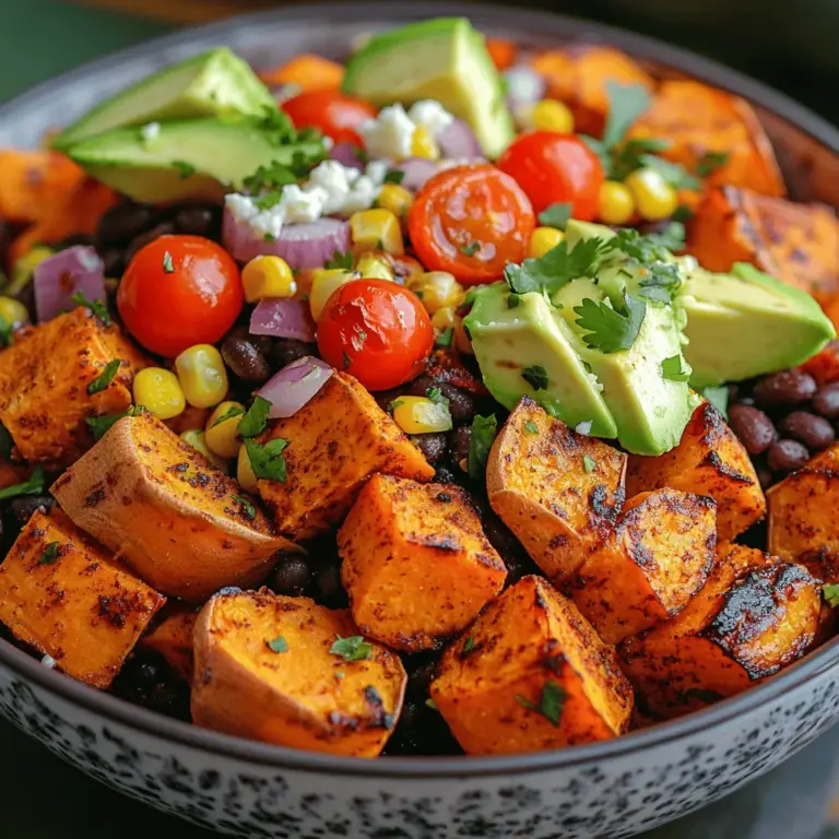 In a world where busy schedules often dictate our eating habits, finding meals that are both healthy and bursting with flavor can be a challenge. The Sweet & Spicy Tex-Mex Sweet Potato Bowls are here to save the day, offering a delightful balance of nutrition and taste that will leave your taste buds dancing. This vibrant dish combines the earthy sweetness of roasted sweet potatoes with the zesty, bold flavors characteristic of Tex-Mex cuisine, making it a perfect option for lunch or dinner that satisfies both hunger and cravings.