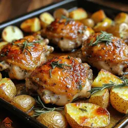 When it comes to preparing a dish that embodies both simplicity and sophistication, Zesty Lemon Rosemary Chicken & Potato Delight stands out as a perfect choice. This recipe combines vibrant flavors with aromatic ingredients, creating a meal that is not only visually appealing but also bursting with taste. The harmonious blend of zesty lemon and fragrant rosemary elevates the chicken and potatoes, making this dish a delightful centerpiece for any dinner table.