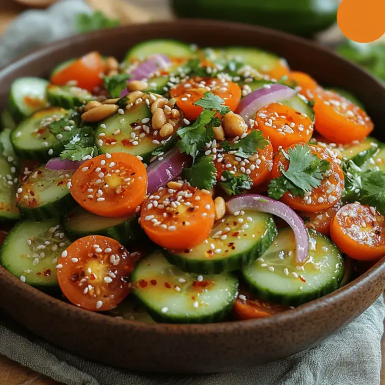 Discover the vibrant flavors and refreshing crunch of Spicy Crunchy Cucumber Salad. This dish not only tantalizes your taste buds with a perfect balance of heat and freshness but also embodies a healthy, colorful addition to any meal. Bursting with flavor and texture, this salad is an excellent way to incorporate more vegetables into your diet while enjoying a delightful culinary experience. In this article, we will dive deep into the ingredients, preparation methods, and the cultural significance of cucumber salads, making it a must-try in your kitchen.