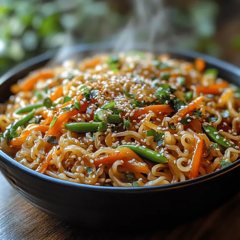 To create the perfect Zingy Ginger Soy Stir-Fry Noodles, cooking the rice noodles correctly is paramount. Follow these steps to ensure they achieve the right texture and do not stick together: