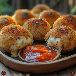 Crispy cheese bites are the epitome of comfort food, merging textures and flavors in a way that delivers a delightful experience with every bite. The contrast of the crunchy outer layer against the warm, melted cheese inside creates a sensory treat that’s both satisfying and addictive. These bites can serve multiple purposes—functioning beautifully as appetizers, snacks, or even as part of a larger spread for parties. Their versatility makes them a go-to option for any occasion, and the ability to customize them with various herbs and spices opens the door to endless possibilities.