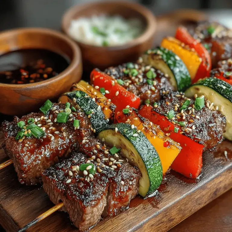 To truly bring out the flavors in your KBBQ Beef Skewers, marination is key. For optimal taste and tenderness, allow your beef to marinate for at least 4 hours. However, if time permits, marinating overnight will yield the most succulent results. This extended marination allows the ingredients to penetrate the meat thoroughly, ensuring each bite is packed with flavor. Using a combination of soy sauce, sesame oil, garlic, and a touch of sugar will enhance the umami profile, making your skewers irresistible.