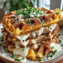 Discover the delightful fusion of flavors with our Smashed Potato Parmesan Waffle Bake. This innovative dish combines the comforting essence of smashed potatoes with the crispy texture of waffles, topped with a melty blend of cheeses. Perfect for brunch or a cozy dinner, this recipe is not only easy to prepare but also guarantees to impress your family and friends. Join us as we delve into the ingredients, preparation steps, and the unique qualities that make this dish a must-try.