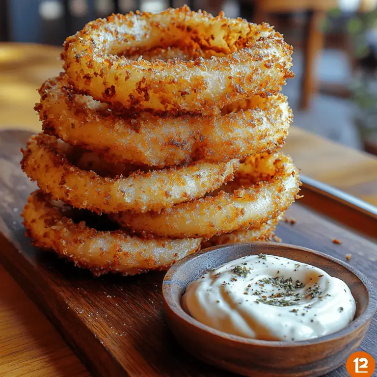 Onion rings have long been a cherished appetizer, celebrated for their crispy texture and savory flavor. Whether enjoyed as a standalone snack or as a side dish to complement burgers and sandwiches, the beloved onion ring has captured the hearts of many food enthusiasts. However, traditional frying methods often lead to a greasy finish that can overshadow the delightful taste of the onions themselves. Enter the Ring 'N' Crunch Onion Bliss recipe, a game-changing approach that combines the beloved crunch of onion rings with a healthier air-fried preparation.