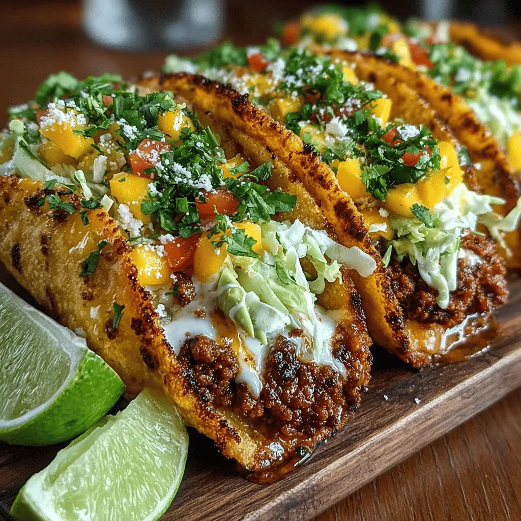 When you think of tacos, traditional flavors often come to mind: seasoned beef, spicy salsa, and creamy guacamole. But what if you could take that beloved dish and elevate it with a tropical twist? Enter Tropical Turkey Tacos with Mango Slaw. This vibrant recipe not only showcases the savory goodness of ground turkey but also brings together the refreshing sweetness of mango and the crunch of crisp vegetables. Inspired by the warm, sunny flavors of tropical regions, these tacos are perfect for anyone looking to infuse their meals with fresh, vibrant ingredients.