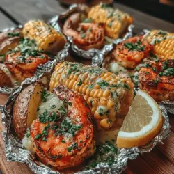 When the sun shines bright and the air is filled with the scent of salt and sea, there's no better way to celebrate the joys of summer than with a Coastal Charm Shrimp Boil Foil Packets recipe. This dish brings the essence of a traditional shrimp boil—a beloved gathering staple—into convenient, easy-to-manage foil packets. Whether you’re hosting a backyard barbecue or packing for a beach picnic, these foil packets make serving and clean-up a breeze while delivering a delightful explosion of flavors that truly embody the spirit of summer.