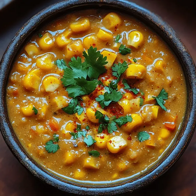 Sweet corn chowder is a delightful dish that captures the essence of comfort food. It's a creamy, hearty soup that blends the sweetness of corn with a medley of spices, making it a favorite among many culinary enthusiasts. This particular recipe for Smoky Paprika Sweet Corn Chowder elevates the classic chowder by introducing a smoky twist through the use of smoked paprika, creating a complex flavor profile that is both comforting and exciting.
