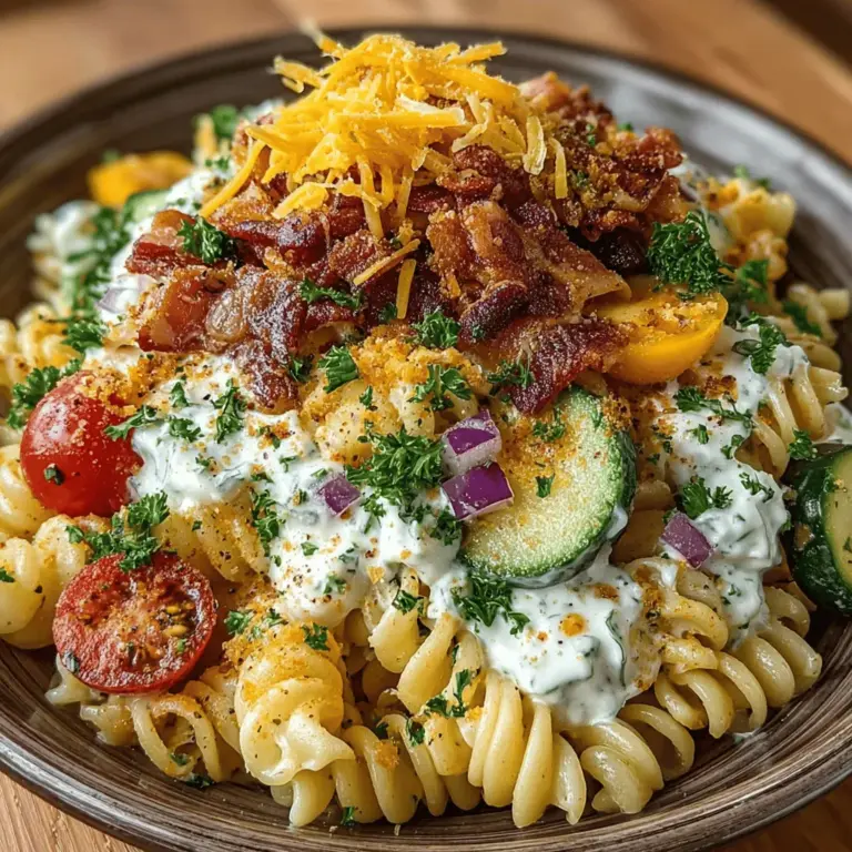 As the sun shines brightly and the days stretch longer, summer brings with it a wave of gatherings, barbecues, and potlucks. During this vibrant season, pasta salads emerge as a staple dish, offering a refreshing mix of flavors and textures that can easily satisfy a crowd. Among the many varieties, Bacon Ranch Pasta Salad stands out for its unique combination of savory bacon, creamy dressing, and crisp vegetables. This dish not only tantalizes the taste buds but also embodies the spirit of summer with its ease of preparation and versatility, making it a perfect addition to any casual meal or festive occasion.