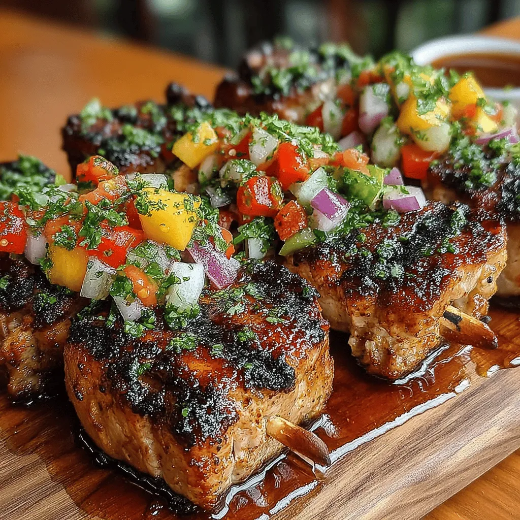 As the warm summer months approach, the desire for fresh, vibrant meals increases. One dish that captures the essence of summer while tantalizing the taste buds is Sizzling Turkey Skewers with Sweet Peach Salsa. This recipe combines the savory goodness of turkey with the sweetness of ripe peaches, creating a delightful contrast that can turn any meal into a festive occasion. Whether you’re hosting a backyard barbecue, enjoying a family dinner, or simply looking for a quick weeknight meal, these turkey skewers are sure to impress.
