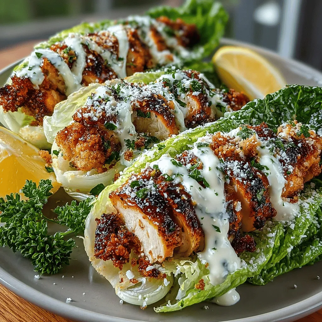 In recent years, healthy eating has surged in popularity as more individuals seek to incorporate fresh, nutritious meals into their daily routines. This shift toward lighter fare has transformed how we view traditional dishes, prompting the creation of innovative alternatives that satisfy both cravings and dietary needs. One such dish that has gained traction is the Grilled Chicken Caesar Lettuce Wraps. This recipe offers a delectable twist on the classic Caesar salad, replacing heavier ingredients with a refreshing and low-carb option.