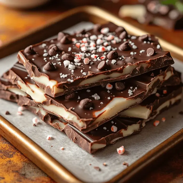 If you are searching for a quick, easy, and delicious dessert that is sure to impress, look no further than Cool Mint Chocolate Chip Bark. This delightful treat combines the rich flavors of chocolate with the refreshing essence of mint, creating a perfect balance that tantalizes the taste buds. Whether you are preparing a sweet snack for yourself or looking to impress guests at your next gathering, this bark is a versatile choice that can be enjoyed year-round.