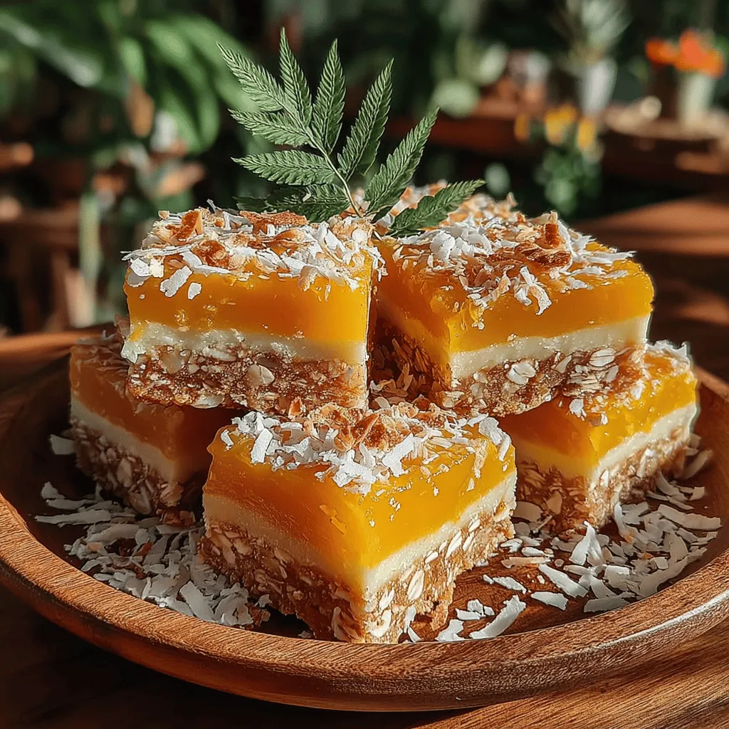 In the world of desserts, no-bake recipes are gaining significant traction, especially among health-conscious individuals and busy families seeking quick yet satisfying treats. These desserts offer a guilt-free indulgence, allowing for creativity without the need for ovens or extensive cooking skills. One standout option is the Tropical Bliss No-Bake Mango Coconut Bars. Combining the tropical flavors of mango and coconut, these bars not only tantalize the taste buds but also pack a nutritional punch, making them an ideal choice for various occasions—from afternoon snacks to decadent desserts or even a wholesome breakfast alternative.