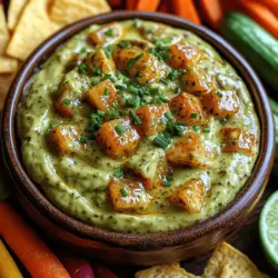 Dips have always held a special place in culinary traditions, serving as the perfect accompaniment for various occasions, from casual gatherings to festive celebrations. Among the myriad of dip recipes, the Creamy Avocado Ranch Dip stands out for its rich flavor, creamy texture, and vibrant green color that brings any platter to life. This dip is not just a culinary creation; it is a delightful blend of flavors and cultures, drawing inspiration from traditional ranch dressing and the creamy goodness of ripe avocados.
