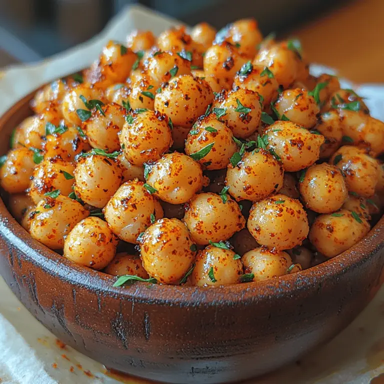 In the world of healthy snacking, the Crunchy Ranch Chickpea Munchies have emerged as a beloved staple for those seeking a nutritious yet flavorful option. This recipe provides a delightful twist on traditional munchies by transforming humble chickpeas into crunchy bites packed with flavor. Originating from the growing vegan and health-conscious movement, this dish showcases the versatility of chickpeas, which have been a dietary staple in various cultures for centuries. They are not only a source of protein but also rich in fiber, making them an ideal choice for individuals looking to maintain a balanced diet while indulging in a tasty snack.