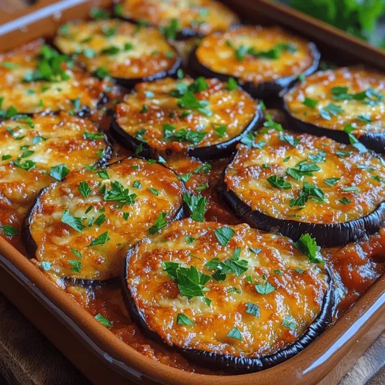 Eggplant Parmesan, or Melanzane alla Parmigiana, is a beloved classic of Italian cuisine that has won the hearts of many. This dish traditionally features layers of tender eggplant slices, rich marinara sauce, and a blend of cheeses, all baked to perfection. However, we are taking this classic to the next level with a creamy twist that elevates its flavor and texture. The Creamy Eggplant Parmesan Bake introduces a luscious creaminess that melds beautifully with the other ingredients, creating a dish that is comforting, satisfying, and utterly delicious.