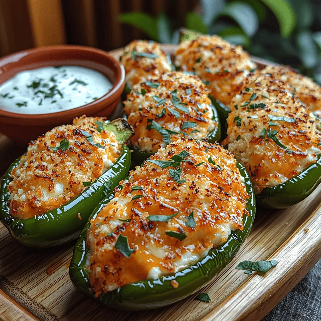 Jalapeño poppers have become a beloved staple in various cuisines, transcending borders and delighting palates across the globe. These bite-sized delights are famed for their ability to combine the heat of spicy jalapeños with a luscious, cheesy filling, often encased in a crispy coating. Whether served at a barbecue, a game day gathering, or as a standalone snack, jalapeño poppers are always a hit. Among the myriad of recipes available, the Spicy Crunchy Jalapeño Cheese Poppers stand out as a perfect appetizer or snack, combining an irresistible crunch with a burst of flavor that keeps you coming back for more.