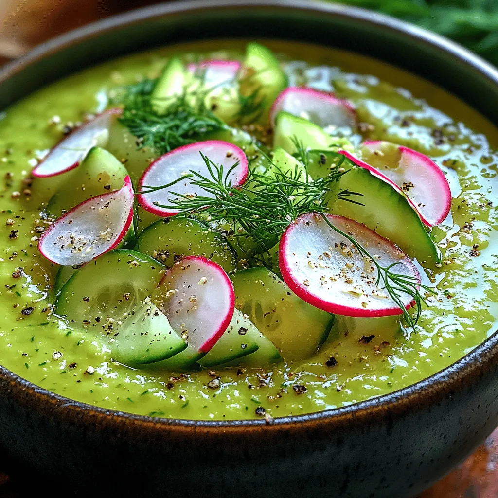 As the warm weather beckons, the culinary world shifts towards lighter, refreshing dishes that not only cool the palate but also nourish the body. This transition is particularly evident in the growing popularity of cold soups, creating a delightful way to enjoy seasonal produce. Among these refreshing options, the Creamy Cucumber Avocado Chill stands out as a perfect blend of flavor, nutrition, and vibrancy. This dish harnesses the hydrating power of fresh cucumbers and the rich creaminess of ripe avocados, making it an ideal choice for hot summer days or any occasion when you crave something light yet satisfying.