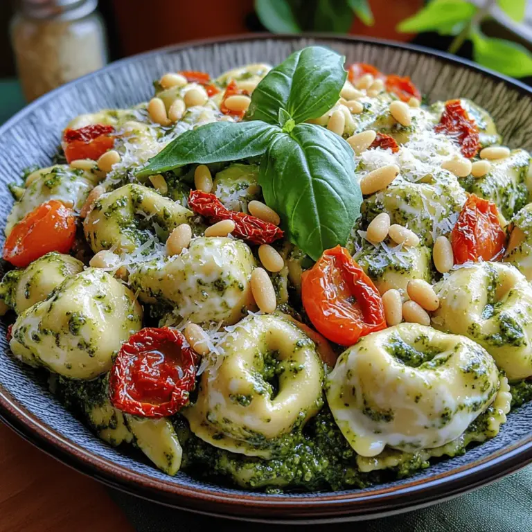 If you're on the lookout for a dish that perfectly balances freshness and creaminess, look no further than Creamy Pesto Tortellini Salad. This delightful recipe brings together the rich flavors of cheese tortellini with vibrant vegetables and a luscious creamy pesto dressing. Ideal for picnics, gatherings, or meal prep, this salad is as versatile as it is delicious, making it a stellar addition to your culinary repertoire.